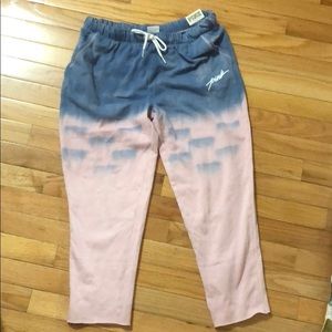 Pink sweat pants
